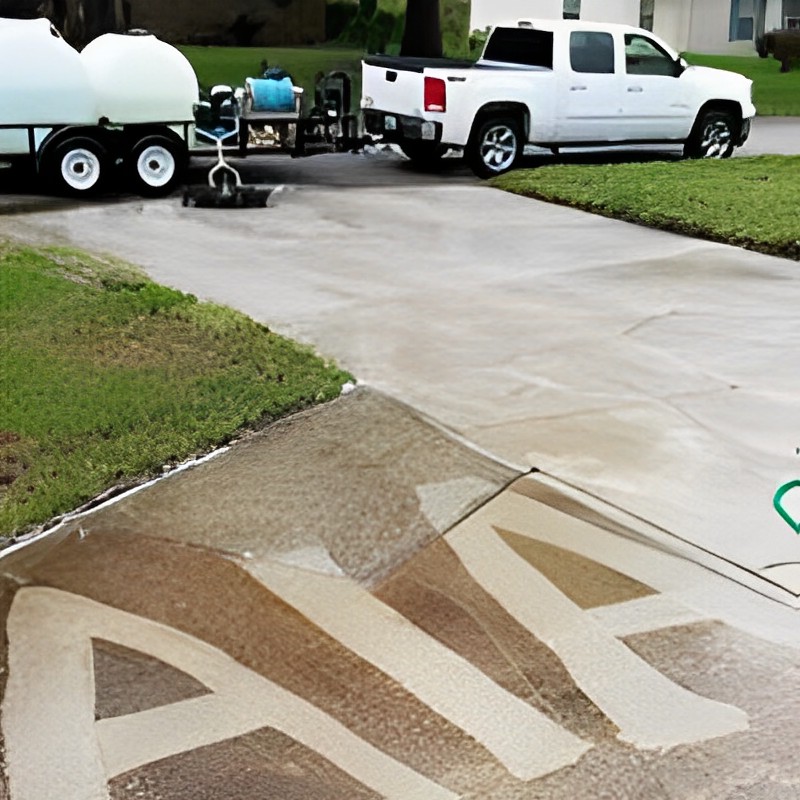 pressure washing floor