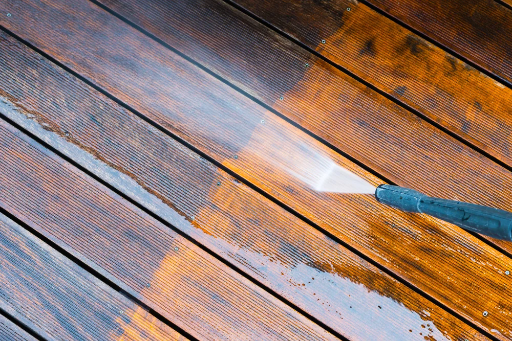 Pressure washing